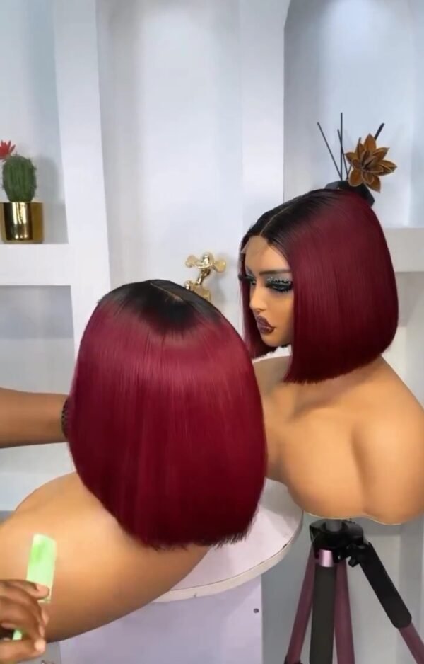 wine china bone straight bob