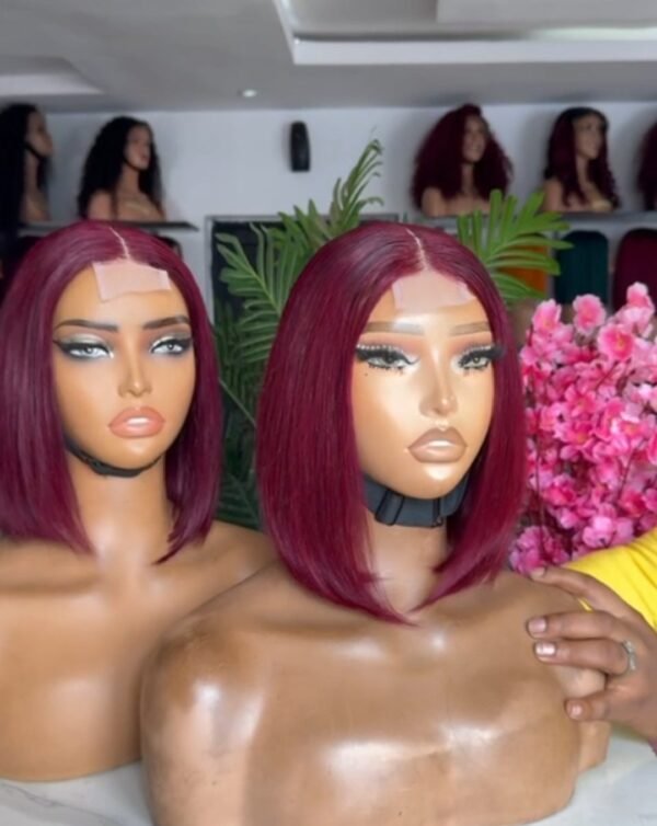 wine Kim K 10" Chinese bone straight
