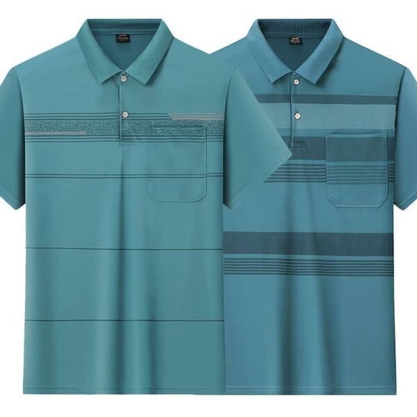 001/4 FASHION T-SHIRT (GREEN) - Image 2