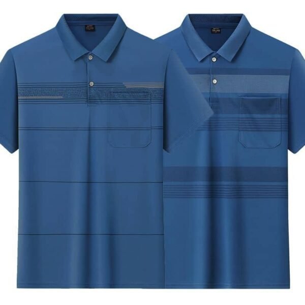 001/5 FASHION T-SHIRT (DARK BLUE) - Image 2