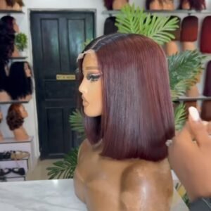 10" 2by6 Dark brown raw donor bone straight