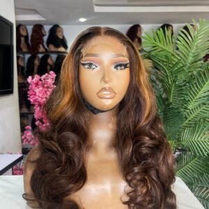 Brown with gold birthmark bounce
