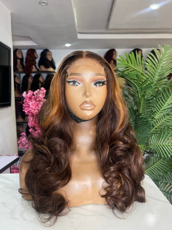 Brown with gold birthmark bounce