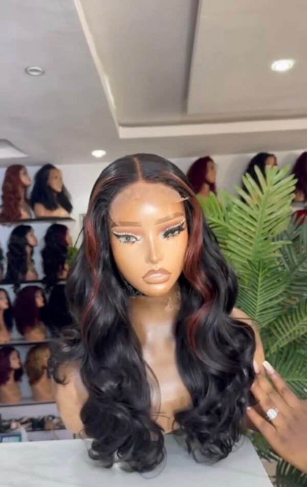 22” 5by5 natural bounce with brown birthmark