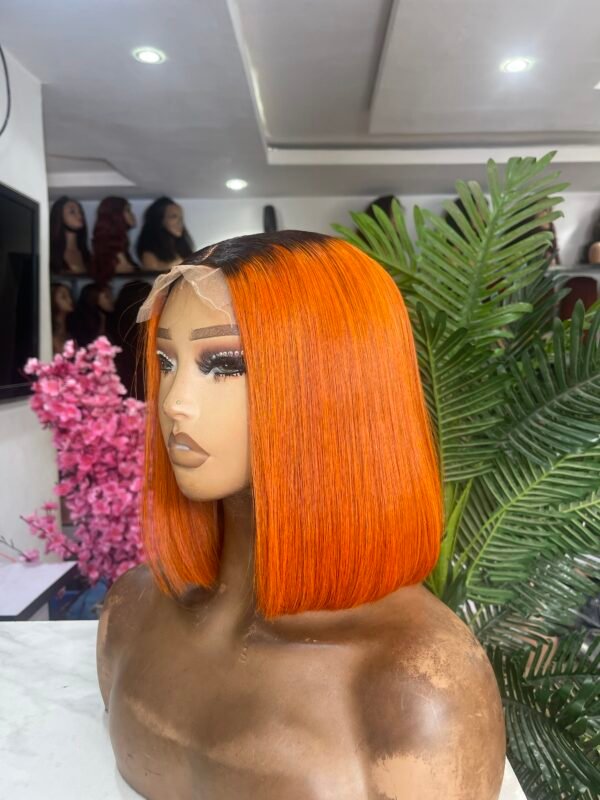 10” dark orange raw donor bone straight
