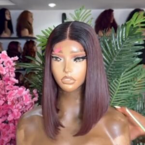14” Sdd Vietnam bone straight dark root deep brown