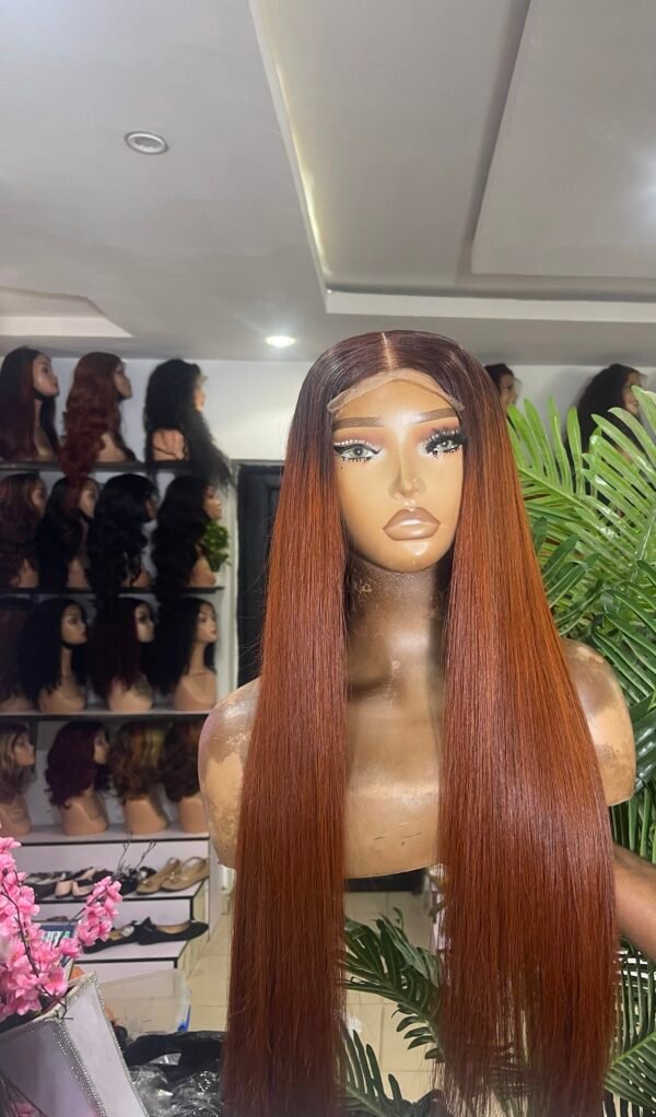 24” Sdd Vietnam bone straight dark root light brown