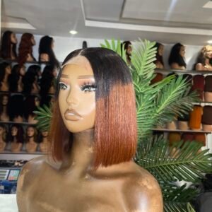 10” 2by6 closure unit Sdd  china bone straight two tone